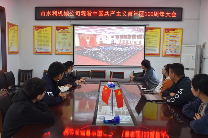 組織觀看慶祝中國(guó)共產(chǎn)主義青年團(tuán)成立100周年大會(huì)